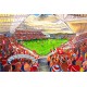 Ashton Gate Stadium Fine Art Glass Coasters - Bristol City FC